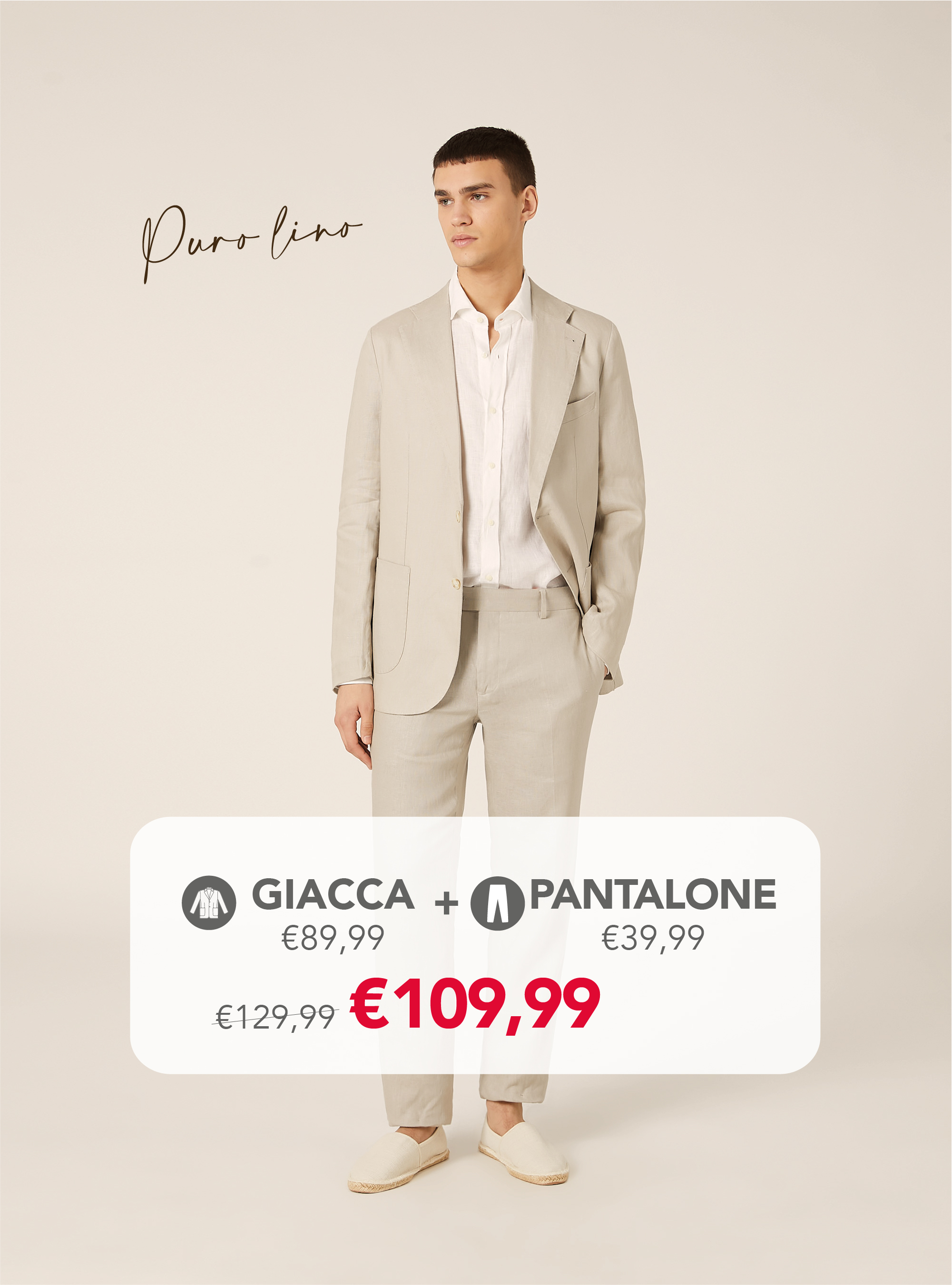 Linen suit, 